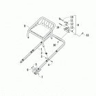 XF 9000 Cross Tour Задний бампер и багажник в сборе  (ctosb  /  ctoso...