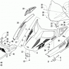 Bearcat  Z1 XT Лобовое стекло, и передний бампер в сборе (wtosl  ...