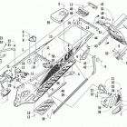 ZR 9000 SP RR Тунель ,задний бампер и брызговик