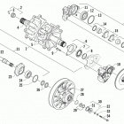 XF 8000 Sno Pro Мост привод валов и тормоза в сборе (eposg)