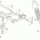 XF 9000 CC SP Задняя подвеска , амортизатор