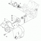 Sno Pro 500 Помпа и термостат
