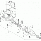F 570 Поршень и коленвал