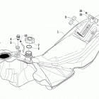 XF 9000 CC SP Топливный бак