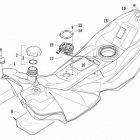ZR 7000 SP LTD Топливный бак
