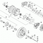 ZR 6000 SP RR Мост привод валов и тормоза в сборе (rrosg)