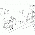 XF 9000 HC SP LTD Ветровое стекло и панель инструментов