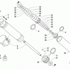 M 8000 HCR Задняя подвеска ,задний амортизатор