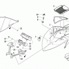 M 9000 HCR Ветровое стекло и панель инструментов