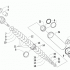 ZR 7000 SP LTD Задняя подвеска ,задний амортизатор