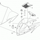 XF 7000 LXR Ветровое стекло и панель инструментов