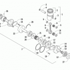 Sno Pro 500 Поршень и коленвал
