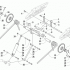 F 800 Sno Pro LTD Задняя подвеска ,задний рычаг