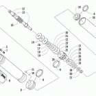 F 800 Sno Pro LTD Передний амортизатор