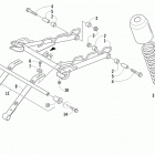 Sno Pro 500 Задняя подвеска , амортизатор