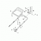 XF 1100 Cross Tour Задний бампер, стойки, и устройство в сборе (xposo...