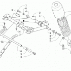 F 800 Sno Pro LTD Задняя подвеска , амортизатор