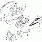 XF 800 Cross Tour Капот и воздуховоды