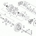 M 800 Вал приводной трака и тормоза