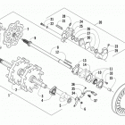 Sno Pro 500 Вал привода трака