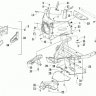 M 800 Передний бампер и рама