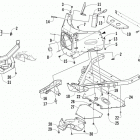 XF 800 Cross Tour Передний бампер и рама