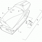 F 1100 Sno Pro LTD Сидение