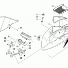 F 1100 SnoPro FTP Ветровое стекло и панель инструментов