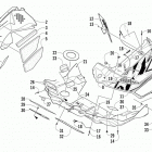 Sno Pro 500 Обтекатель и передний бампер