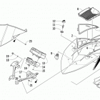 M 800 Sno Pro Ветровое стекло и панель инструментов