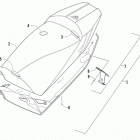 XF 800 Sno Pro LTD Сидение