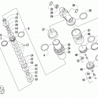 Sno Pro 600 FTP Задняя подвеска передний амортизатор (prusg  /  pr...