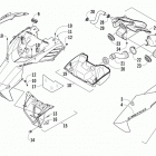 F 1100 Sno Pro LTD Капот и воздуховоды