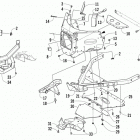 XF 1100 Cross Tour Передний бампер и рама