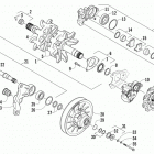 M 1100 Turbo HCR Вал приводной трака и тормоза