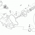 Sno Pro 600 FTP Помпа и термостат