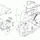Sno Pro 600 FTP Лобовое стекло в сборе (ccusg  /  ccosg)