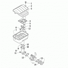 Sno Pro 120 Воздухоочиститель в сборе