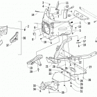 M 1100 Передний бампер и рама