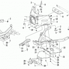 M 1100 Turbo Sno Pro LTD FTP Передний бампер и рама
