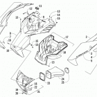 XF 800 Sno Pro LTD Капот и воздуховоды