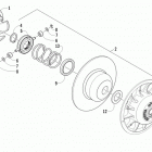Sno Pro 600 FTP Привод сцепления