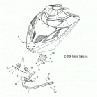 600 IQ RACER/INTL - S14MX6JSA/JEA Body, hood mounting and front bumper