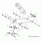 800 RMK 155 ALL OPTIONS - S16CM8 Реактивная штанга передняя