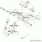 800 SWITCHBACK PRO R/ES/INT/LE ALL OPTIONS - S14BS8/BC8/BD8 Реактивная штанга передняя