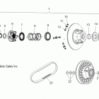 600 SWITCHBACK PRO-R/ES/INTL/RETRO Вариатор ведомый