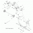 800 SWITCHBACK PRO R/ES/INT/LE ALL OPTIONS - S14BS8/BC8/BD8 Suspension, crank asm., rear