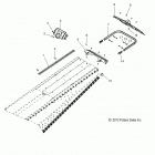 S17CED5 550 INDY LXT ALL OPTIONS Body, bumper, rear, snowflap and taillight cover -...