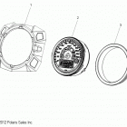 550 INDY 144/ES - S14CR5BSA/BSL Electrical, speedometer asm.
