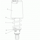 550 INDY 144/ES - S14CR5BSA/BSL Suspension, shock, front track (7043995)
